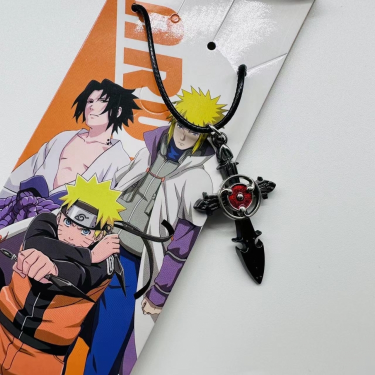 Naruto Animation peripheral leather rope necklace pendant accessories price for 5 pcs