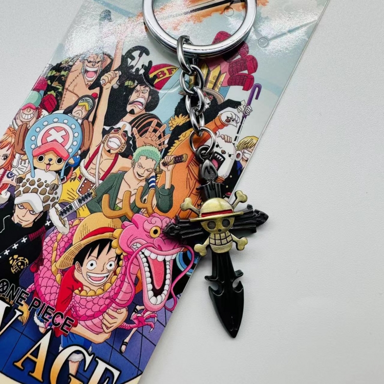 One Piece Animation metal key chain pendant price for 5 pcs