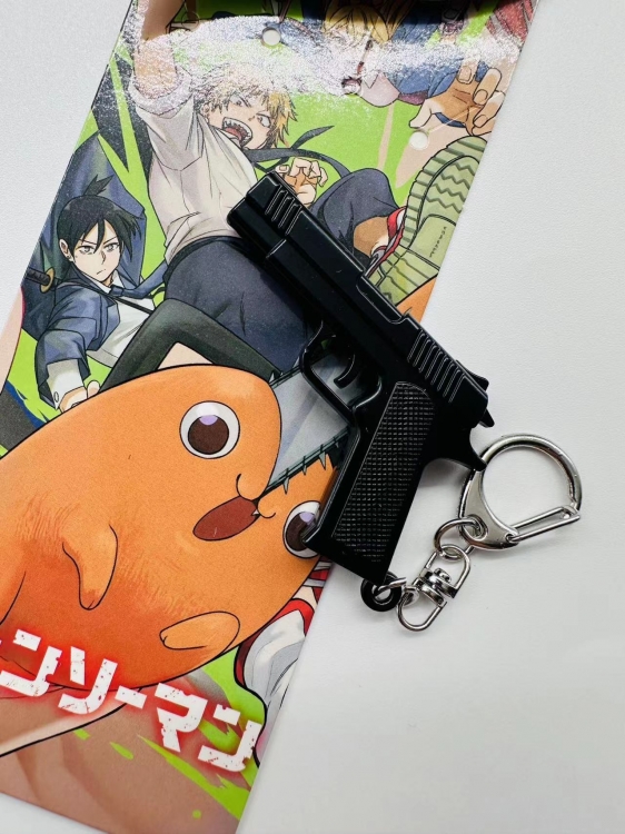 Chainsaw man Animation cartoon key chain schoolbag pendant price for 5 pcs