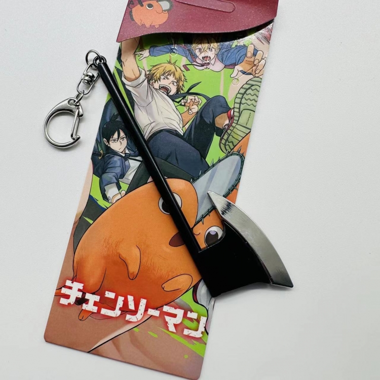 Chainsaw man Animation cartoon key chain schoolbag pendant price for 5 pcs