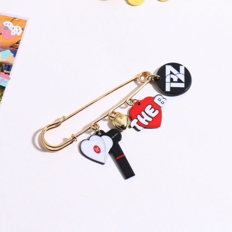 The boyz Korean stars around brooch bag clothing pin accessories