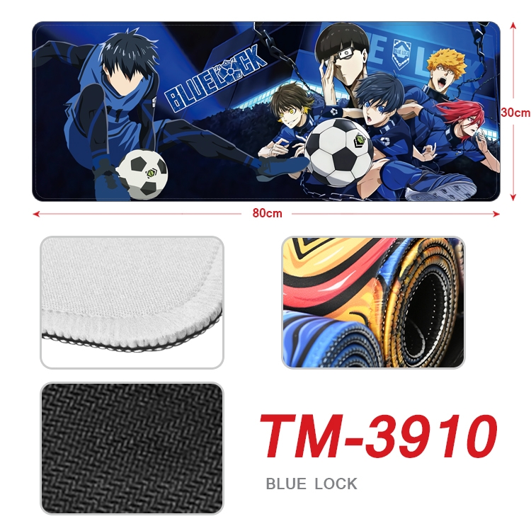 BLUE LOCK Anime peripheral new lock edge mouse pad 80X30cm TM-3910