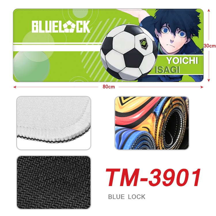 BLUE LOCK Anime peripheral new lock edge mouse pad 80X30cm TM-3901