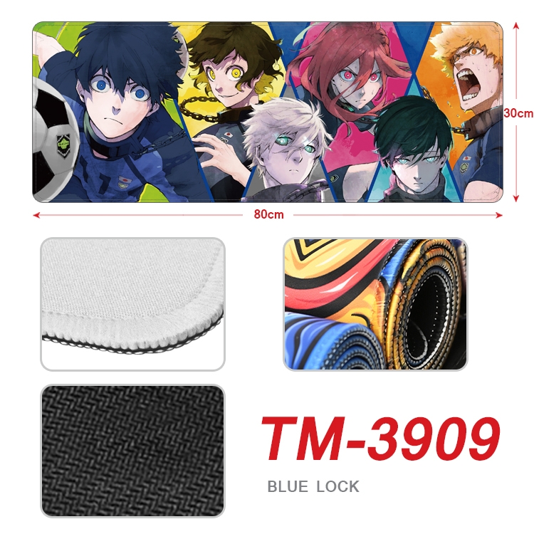 BLUE LOCK Anime peripheral new lock edge mouse pad 80X30cm TM-3909
