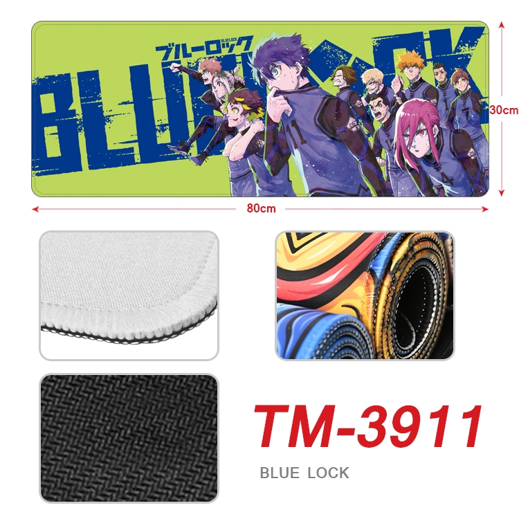 BLUE LOCK Anime peripheral new lock edge mouse pad 80X30cm  TM-3911