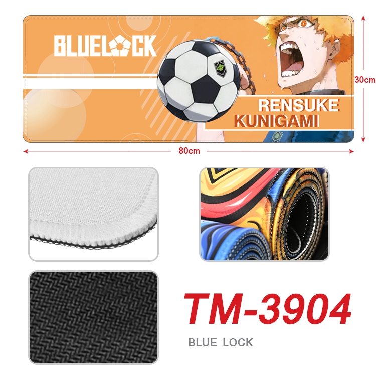 BLUE LOCK Anime peripheral new lock edge mouse pad 80X30cm TM-3904