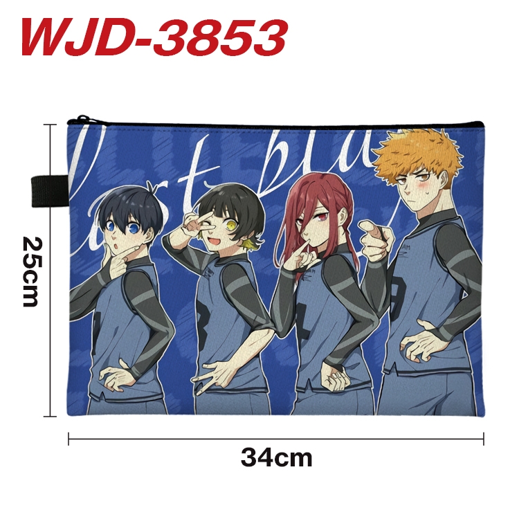 BLUE LOCK Anime Full Color A4 Document Bag 34x25cm WJD-3853