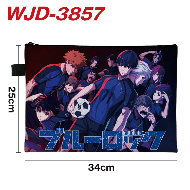 BLUE LOCK Anime Full Color A4 Document Bag 34x25cm  WJD-3857