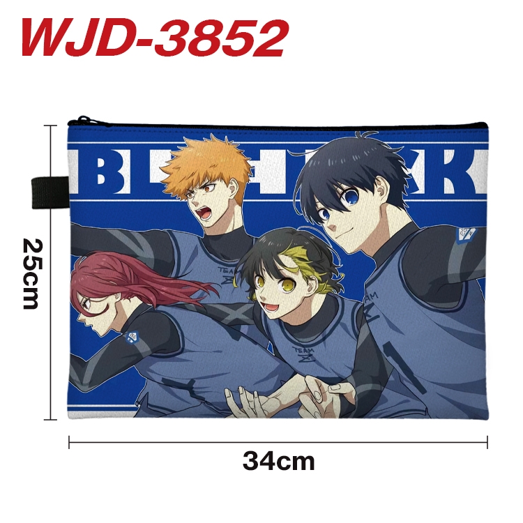 BLUE LOCK Anime Full Color A4 Document Bag 34x25cm  WJD-3852