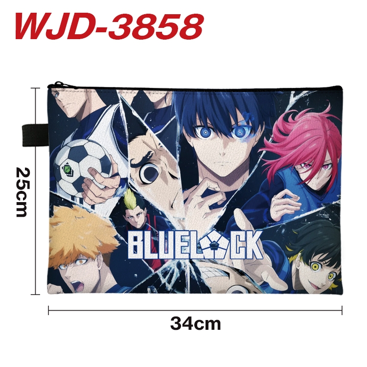 BLUE LOCK Anime Full Color A4 Document Bag 34x25cm WJD-3858