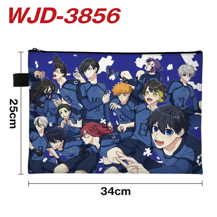 BLUE LOCK Anime Full Color A4 Document Bag 34x25cm  WJD-3856