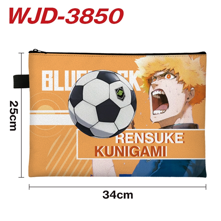 BLUE LOCK Anime Full Color A4 Document Bag 34x25cm WJD-3850