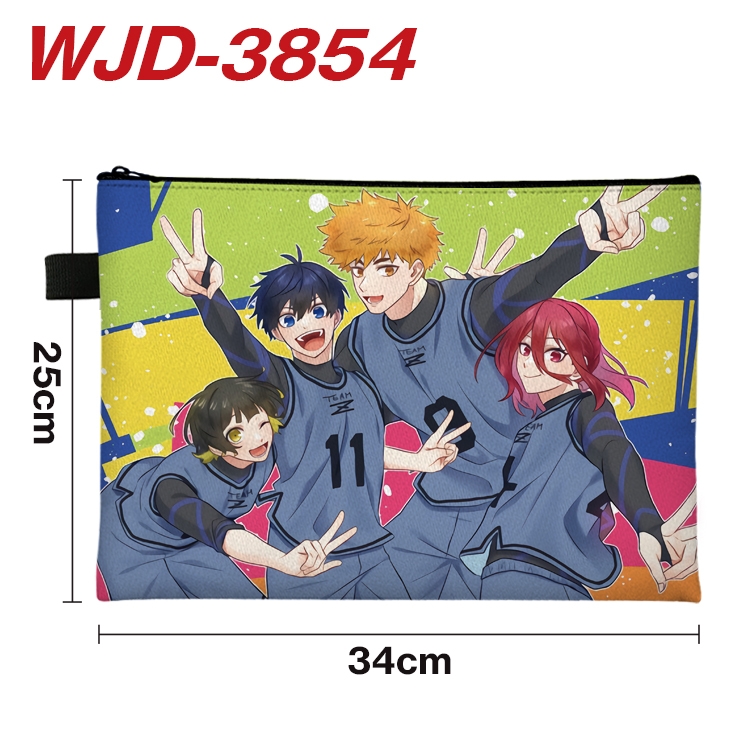 BLUE LOCK Anime Full Color A4 Document Bag 34x25cm WJD-3854
