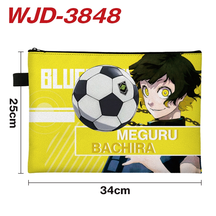 BLUE LOCK Anime Full Color A4 Document Bag 34x25cm WJD-3848
