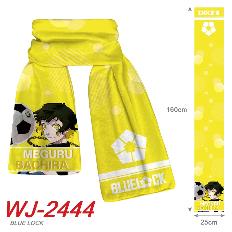 BLUE LOCK Anime Plush Impression Scarf Neck 25x160cm WJ-2444