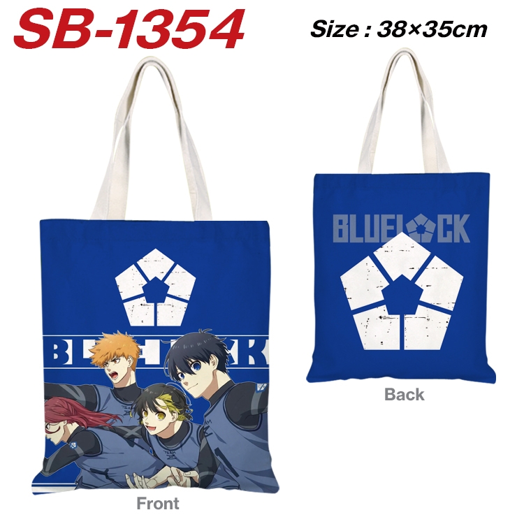 BLUE LOCK Anime Canvas Handheld Shoulder Bag Handbag Shopping Bag 38X35CM  SB-1354