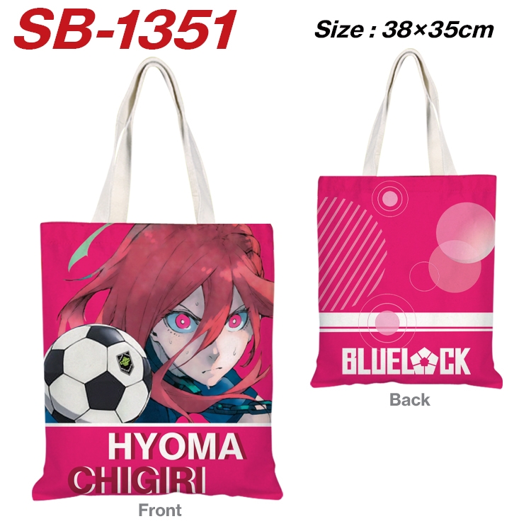 BLUE LOCK Anime Canvas Handheld Shoulder Bag Handbag Shopping Bag 38X35CM SB-1351