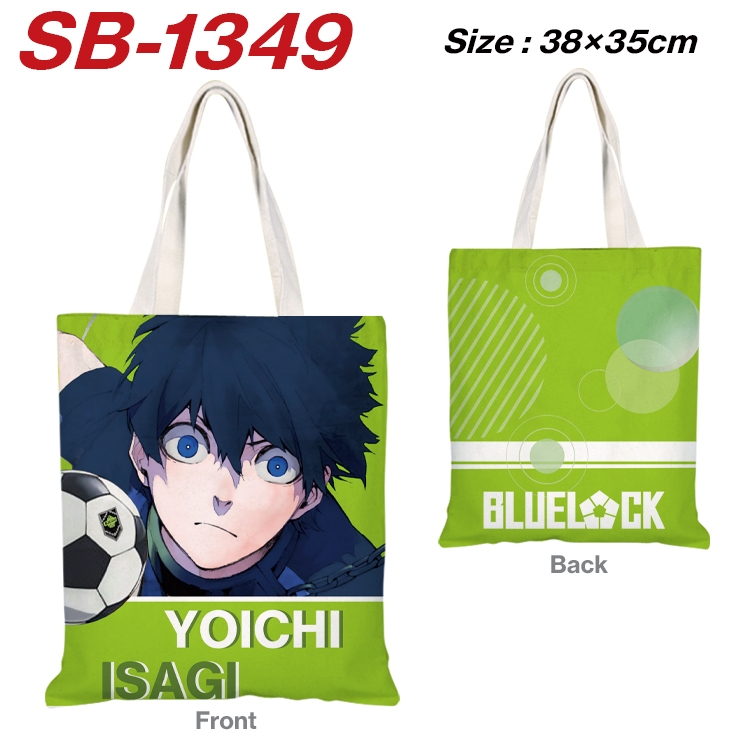 BLUE LOCK Anime Canvas Handheld Shoulder Bag Handbag Shopping Bag 38X35CM SB-1349