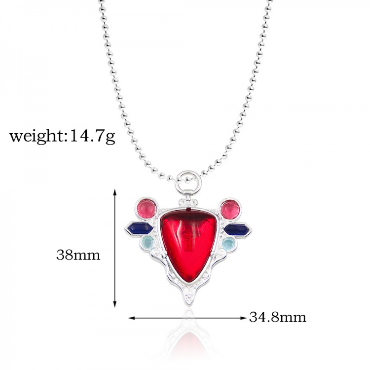 JoJos Bizarre Adventure Ai Zhe Red Stone Necklace Pendant price for 5 pcs