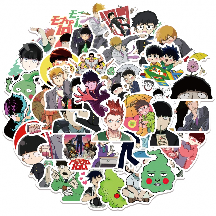 Mob Psycho 100 Doodle stickers Waterproof stickers a set of 52price for 5 sets