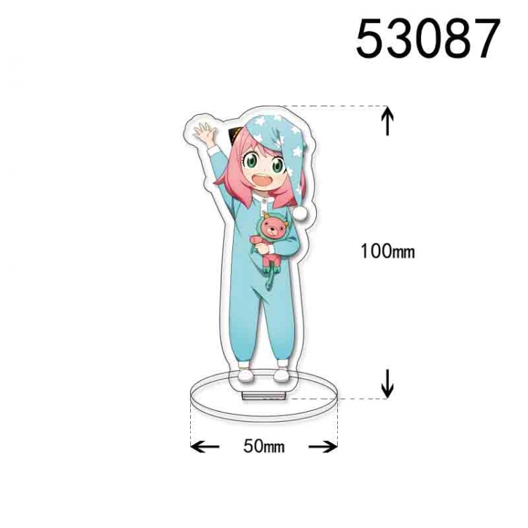 SPY×FAMILY Anime characters acrylic Standing Plates Keychain 10CM 53087