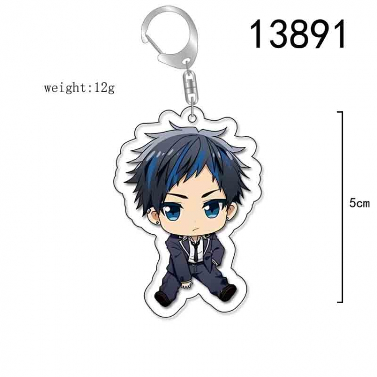 zuozuomuyugongye Anime Acrylic Keychain Charm price for 5 pcs 13891