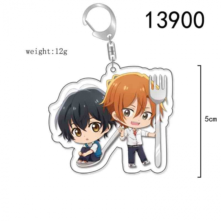 zuozuomuyugongye Anime Acrylic Keychain Charm price for 5 pcs 13900