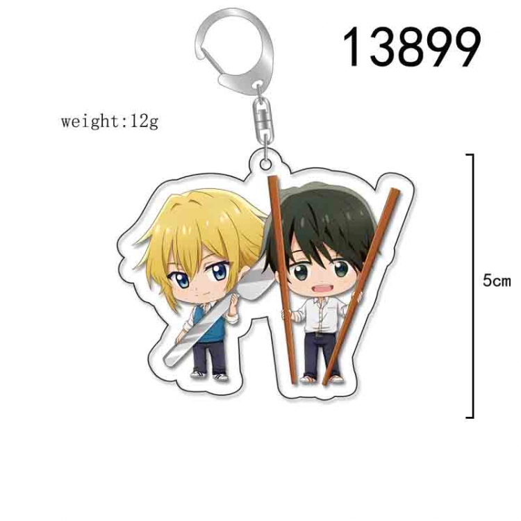 zuozuomuyugongye Anime Acrylic Keychain Charm price for 5 pcs 13899