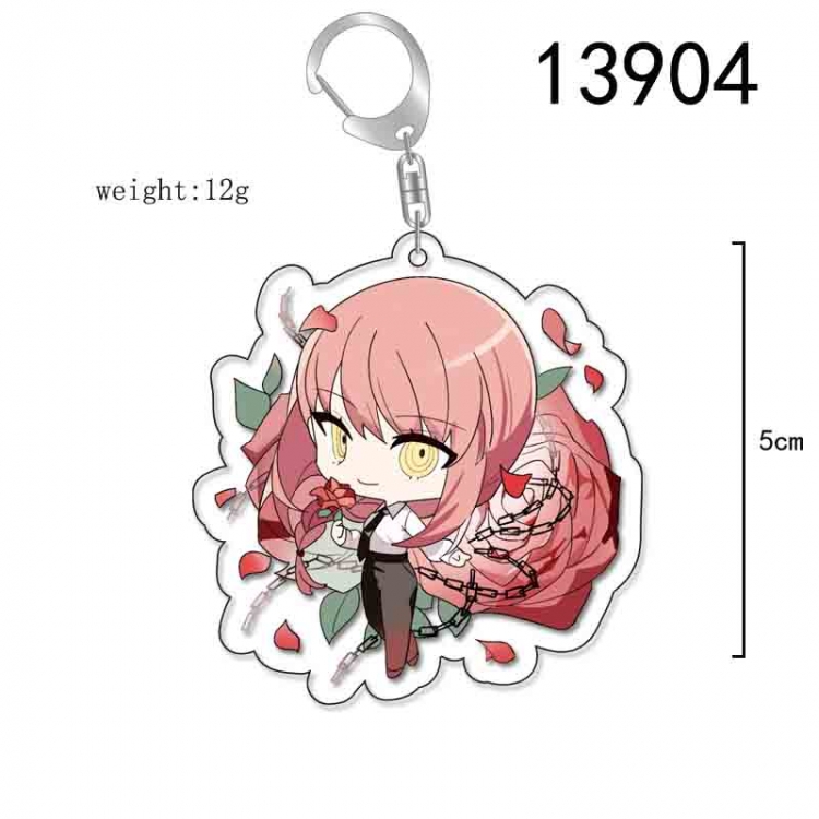 Chainsaw man Anime Acrylic Keychain Charm price for 5 pcs 13904