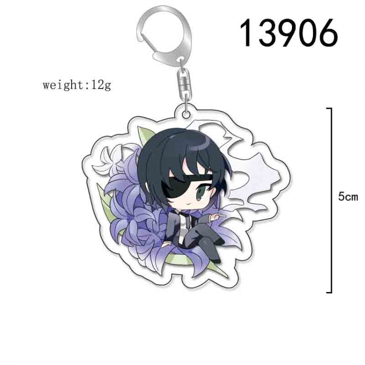 Chainsaw man Anime Acrylic Keychain Charm price for 5 pcs 13906