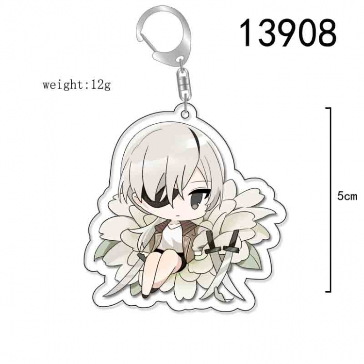 Chainsaw man Anime Acrylic Keychain Charm price for 5 pcs 13908