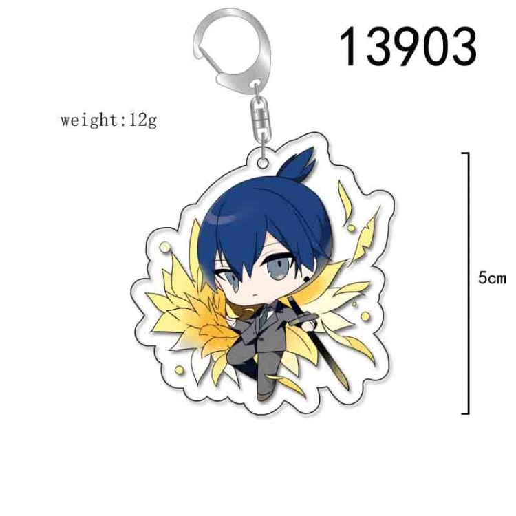 Chainsaw man Anime Acrylic Keychain Charm price for 5 pcs 13903