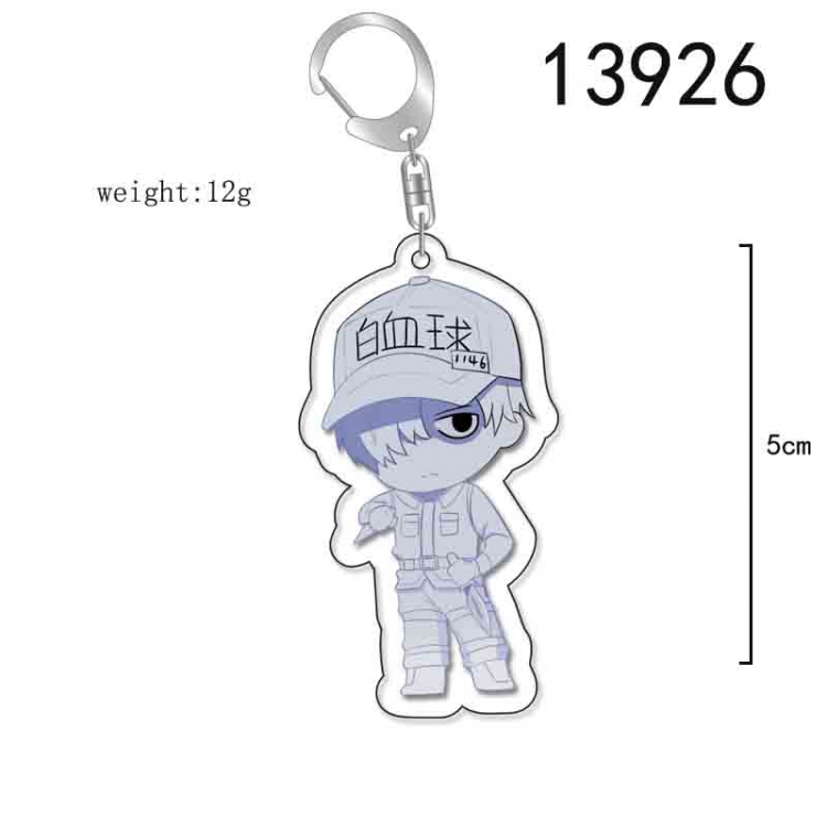 Working cell Anime Acrylic Keychain Charm price for 5 pcs 13926
