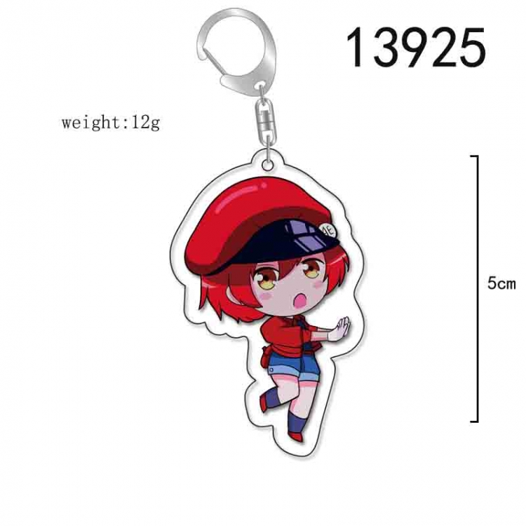 Working cell Anime Acrylic Keychain Charm price for 5 pcs 13925