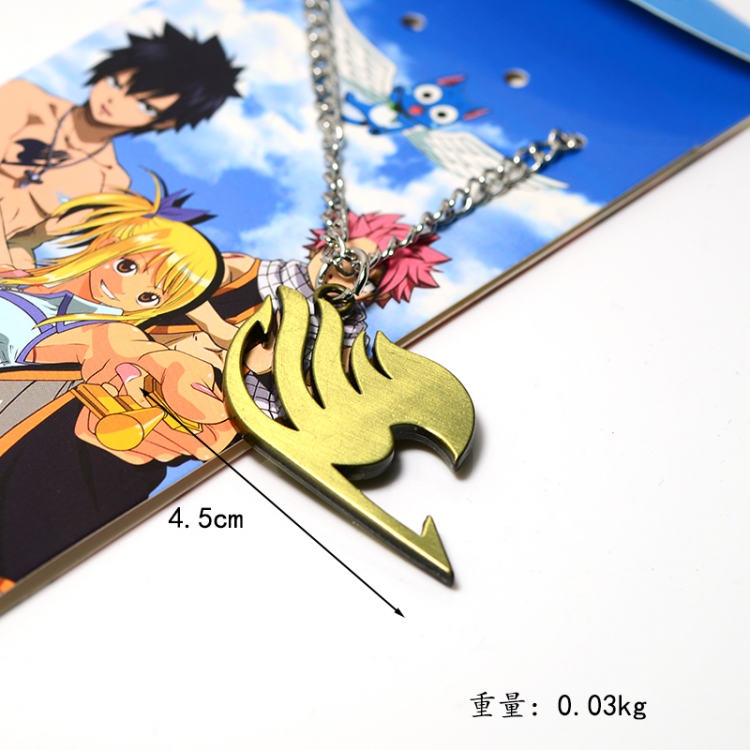 Fairy tail Anime peripheral metal necklace pendant price for 5 pcs