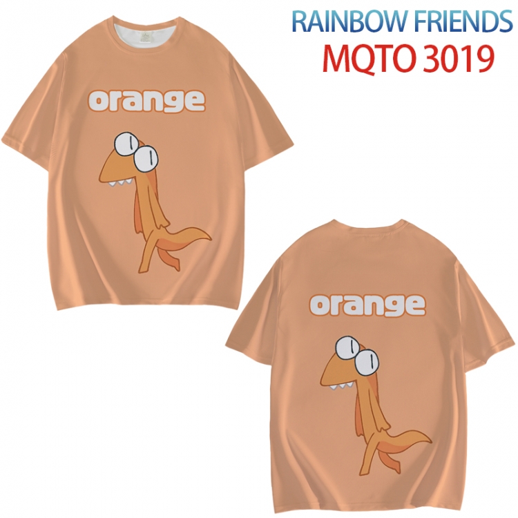 Rainbow friends Full color printed short sleeve T-shirt from XXS to 4XL MQTO019