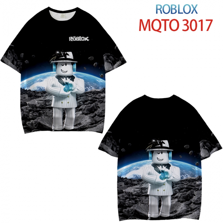 Robllox Full color printed short sleeve T-shirt from XXS to 4XL MQTO017