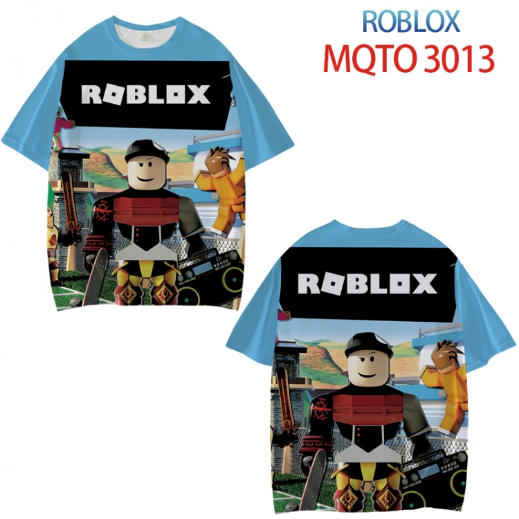 Robllox Full color printed short sleeve T-shirt from XXS to 4XL MQTO013