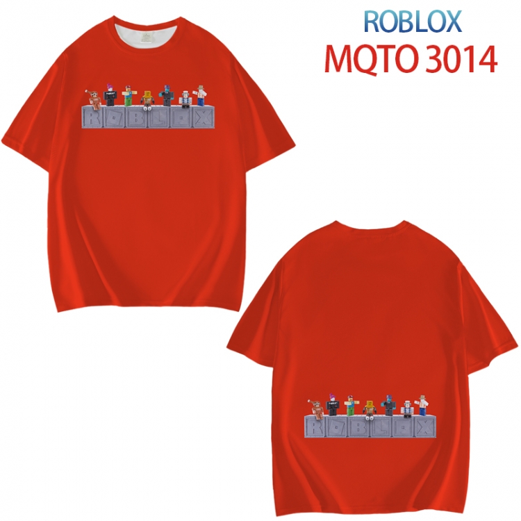 Robllox Full color printed short sleeve T-shirt from XXS to 4XL MQTO014