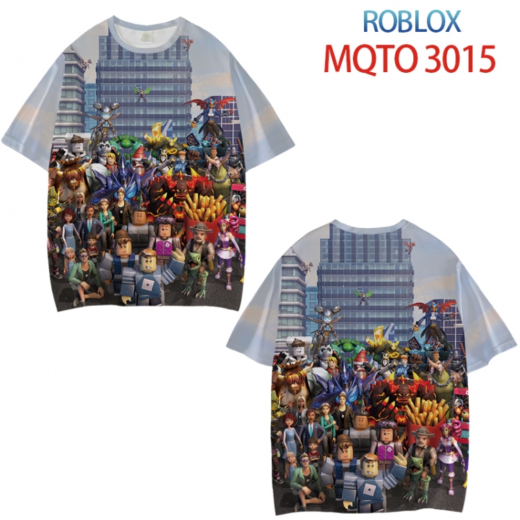 Robllox Full color printed short sleeve T-shirt from XXS to 4XL MQTO015