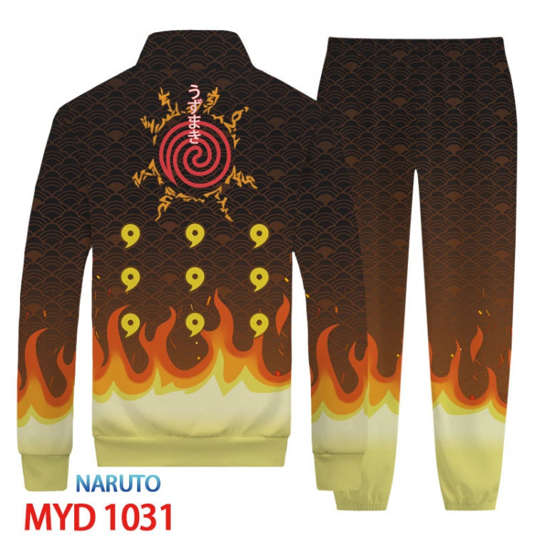 Naruto Anime peripheral long sleeved sweater sports suit from XS to 4XL MYD-1031