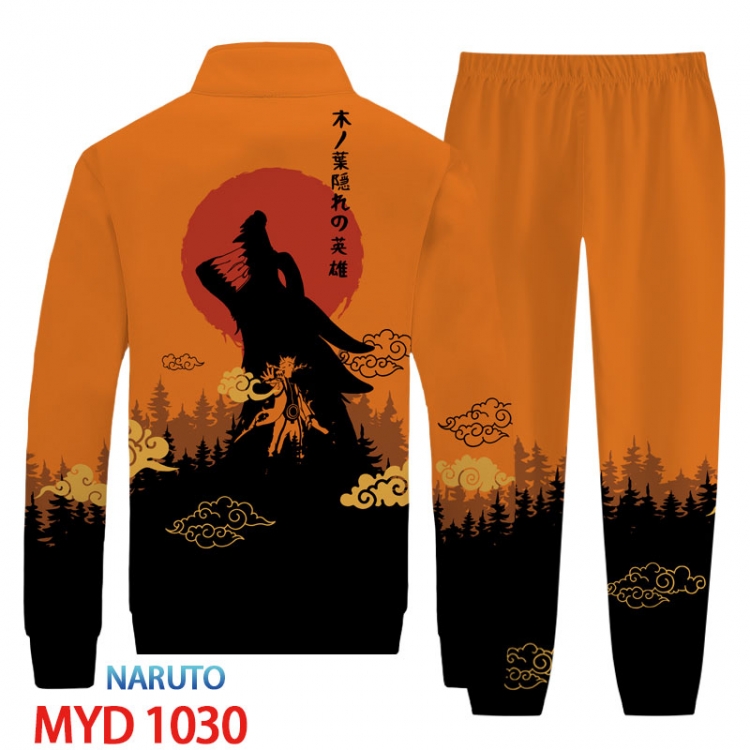 Naruto Anime peripheral long sleeved sweater sports suit from XS to 4XL MYD-1030