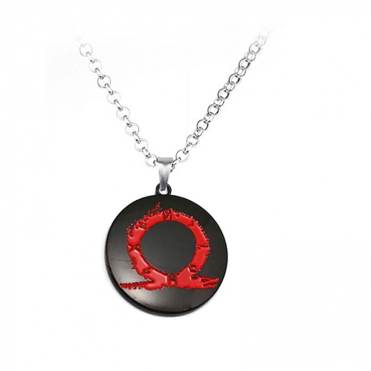 God Of War Game necklace pendant opp bag price for 5 pcs N630