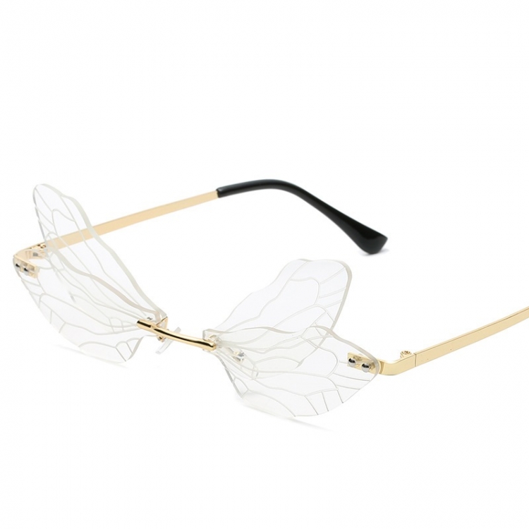 Sunglasses Womens Dragonfly Wings Sunglasses Funny Ball Glasses  price for 2 pcs