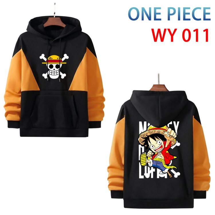 One Piece Cotton color contrast patch pocket sweater  from S to 3XL WY 011