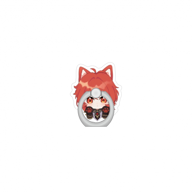 Genshin Impact Anime Peripheral Acrylic Ring Buckle Phone Holder price for 5 pcs