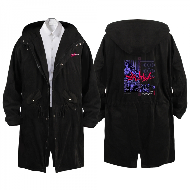 BERSERK Anime Peripheral Hooded Long Windbreaker Jacket from S to 3XL