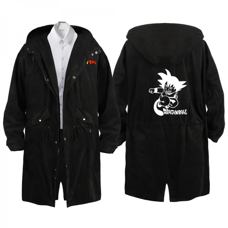 DRAGON BALL Anime Peripheral Hooded Long Windbreaker Jacket from S to 3XL