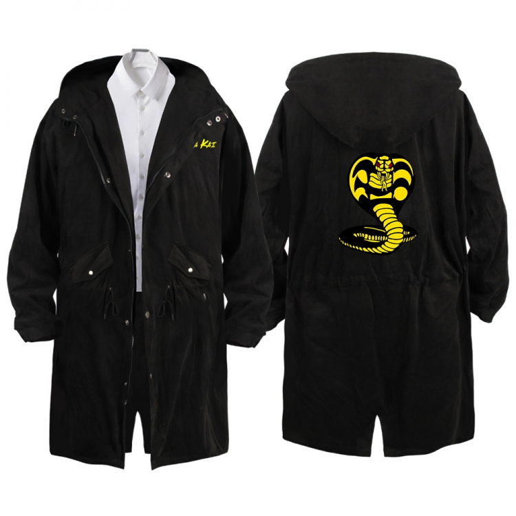 cobra  Anime Peripheral Hooded Long Windbreaker Jacket from S to 3XL