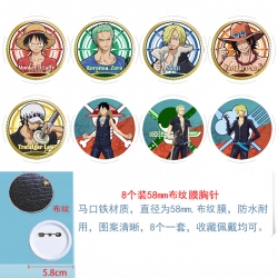 One Piece Anime round Badge cl...